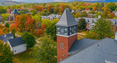 Plymouth campus in the fall