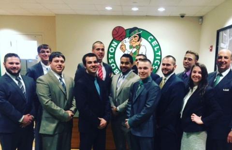 PSU Students at Celtics