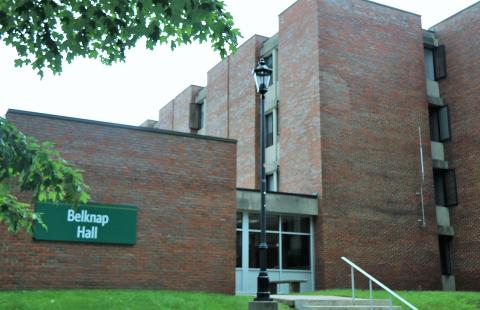 Belknap Hall from the outside