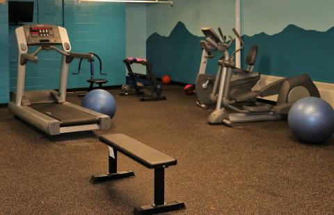 Blair hall fitness area