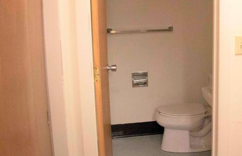 Non traditional apartments bathroom