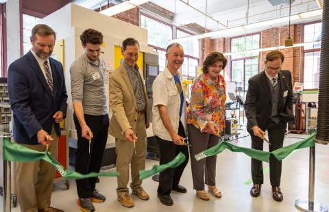 Robotics Open Lab Ribbon Cutting