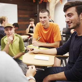 Students in the classroom