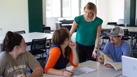 Speaking to students about employment opportunities