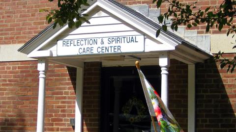 Reflection and Spiritual Care Center building detail