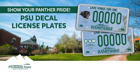 PSU License Plate Decal