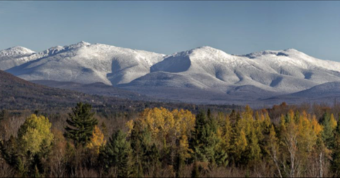 View of mountains