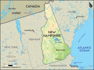 Map of New Hampshire
