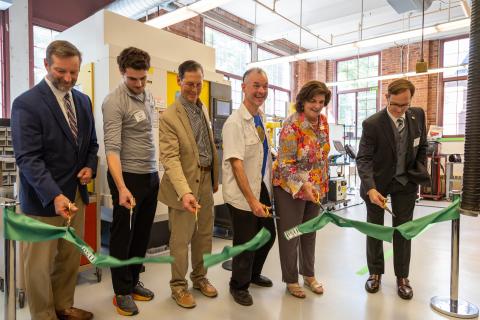 Robotics Open Lab Ribbon Cutting