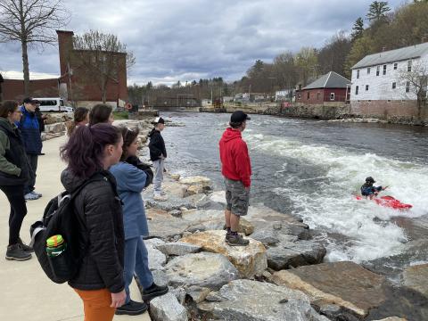 Franklin Falls Kayak Group Photo