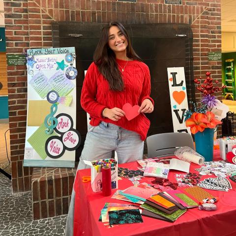 Student posing for a photo, smiling.