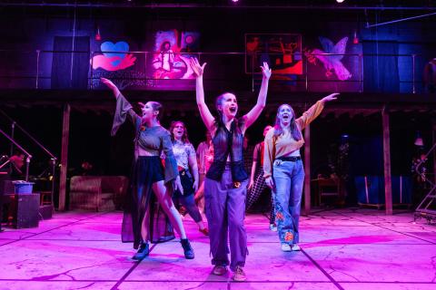 Students Performing in Hanaway Theatre